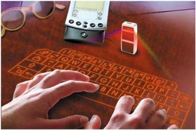 clavier laser et d'infrarouge