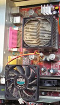 ventilateur CPU dmont sale