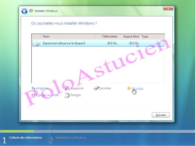 espace non allou