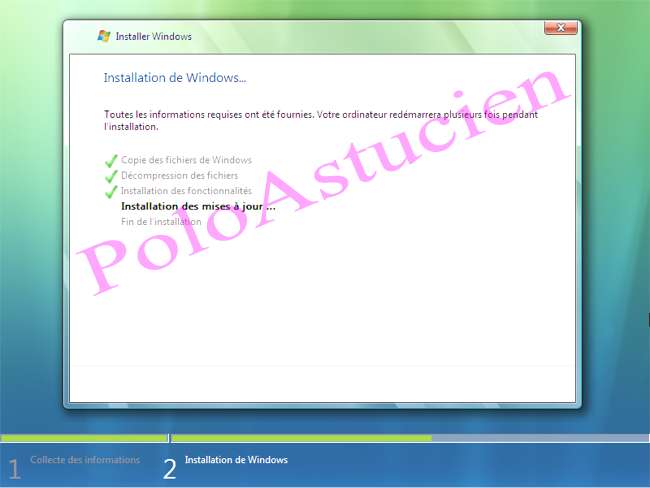 installation des mises  jour