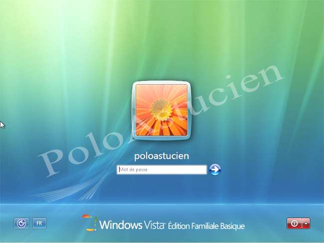 demande de mot de passe